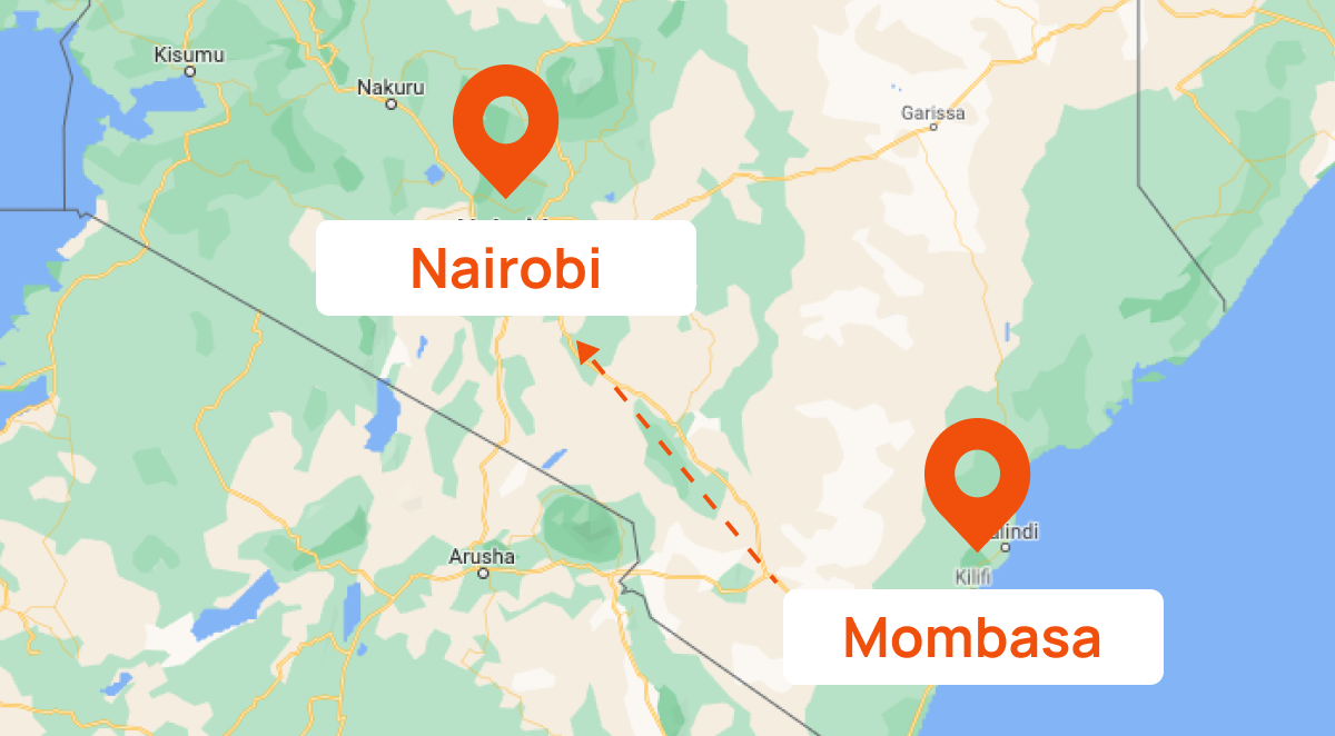 How to Travel from Mombasa to Nairobi